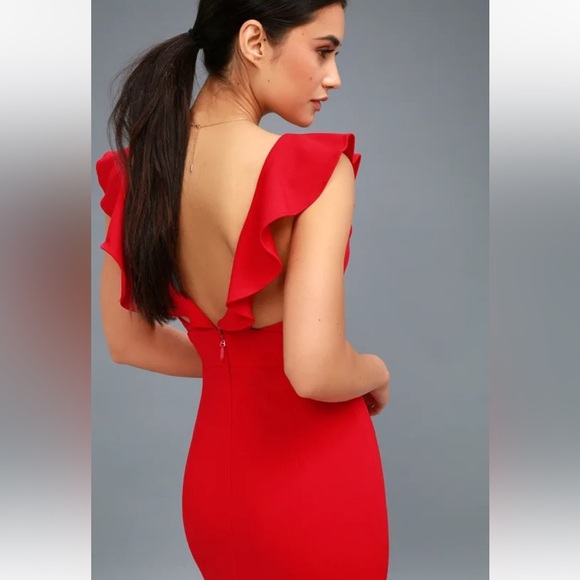 Lulus Perfect Opportunity Red Maxi Dress - Picture 14 of 15